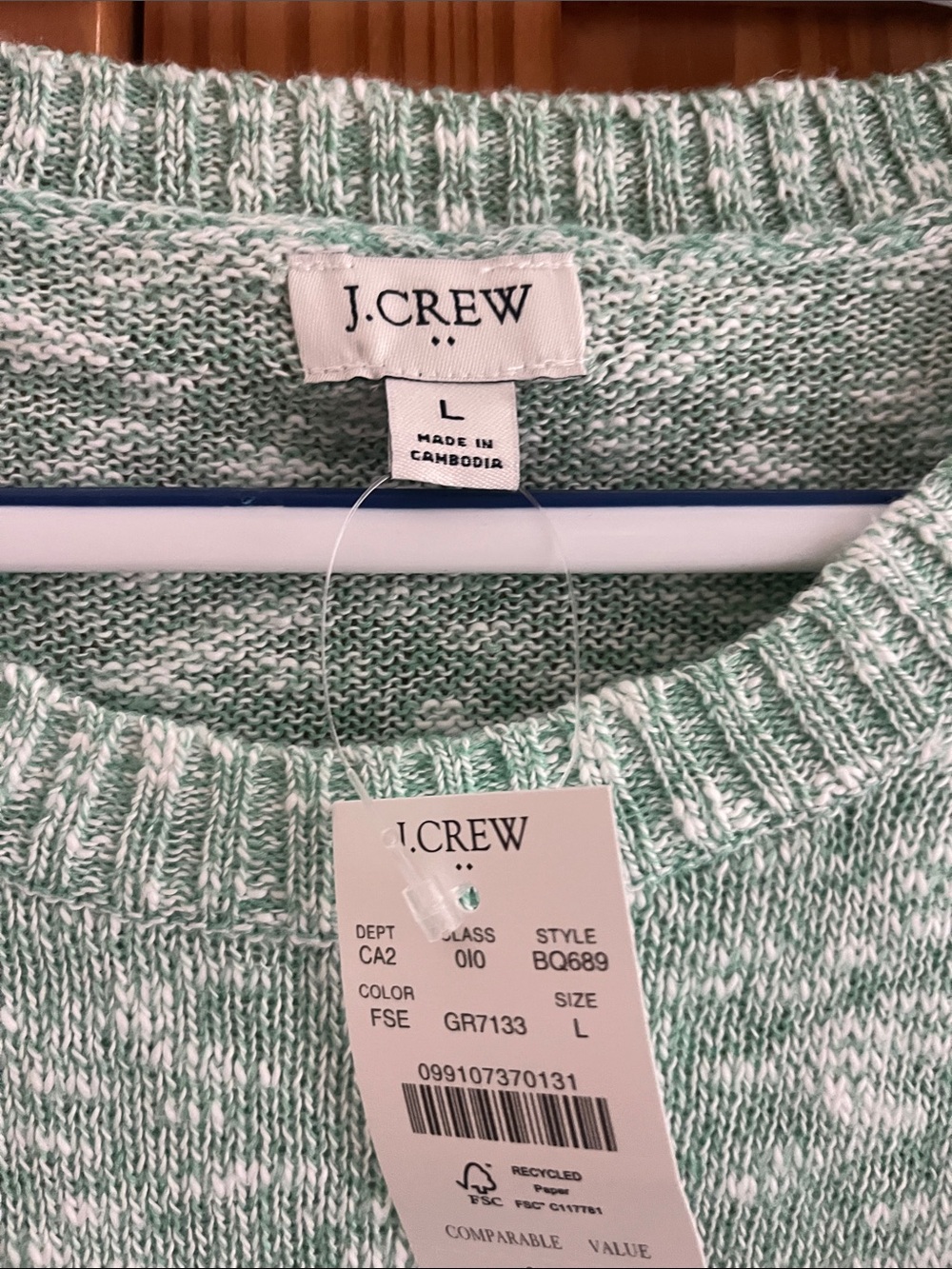 J. Crew Mint Beach Sweater Sweater - Picture 3 of 5
